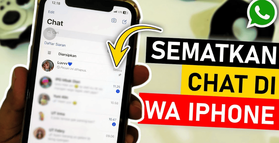 Cara Sematkan Chat WA di iPhone