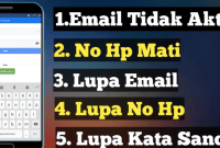 Cara Memulihkan Akun Facebook yang Lupa Kata Sandi No HP dan Email