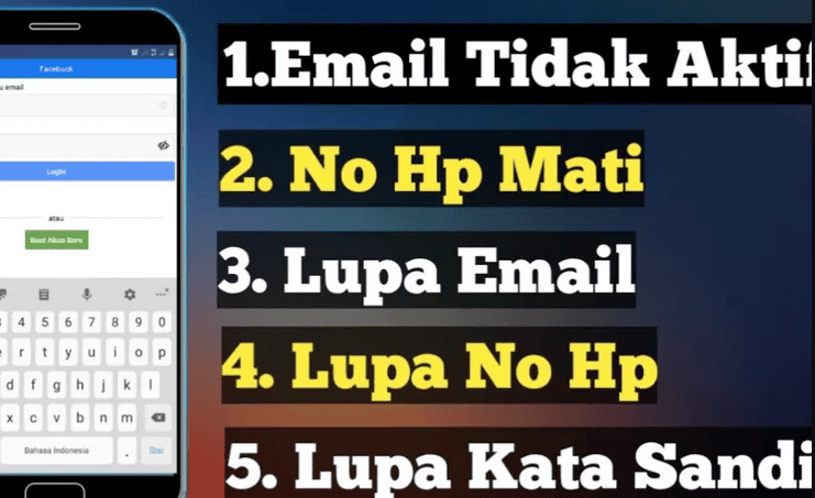 Cara Memulihkan Akun Facebook yang Lupa Kata Sandi No HP