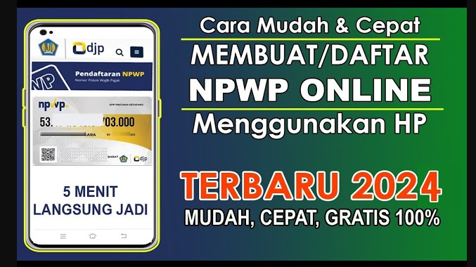 Daftar NPWP Online Lewat HP